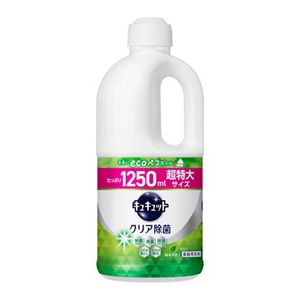 キュキュット　クリア除菌　緑茶の香り　つめかえ用　１２５０ｍｌ