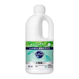 キュキュット　Ｎａｔｕｒａｌ　Ｄａｙｓ＋除菌　ヴァ―ベナ＆シトラスの香り　つめかえ用　１２５０ｍｌ