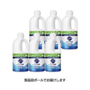 キュキュット　クリア除菌　つめかえ用　１２５０ｍｌ ６個セット【ケース販売】