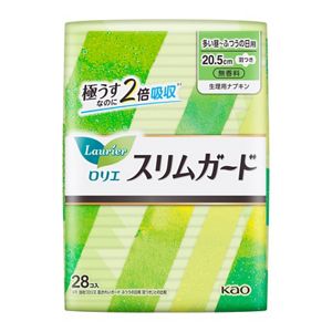 ロリエ　スリムガード　多い昼～ふつうの日用羽つき　２８コ入