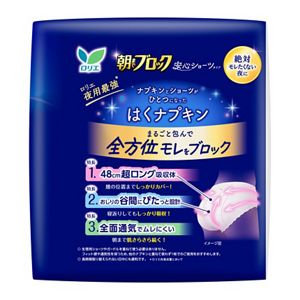 ロリエ　朝までブロック　安心ショーツ　MーLサイズ　５コ入