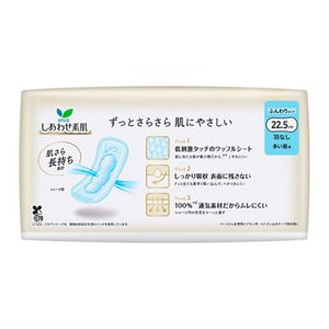 ロリエ　しあわせ素肌 多い昼用２２．５ｃｍ　羽なし　２４個