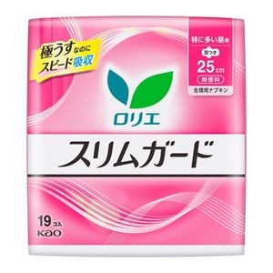 ロリエ　スリムガード　特に多い昼用　１９コ入