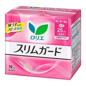 ロリエ　スリムガード　特に多い昼用　１９コ入