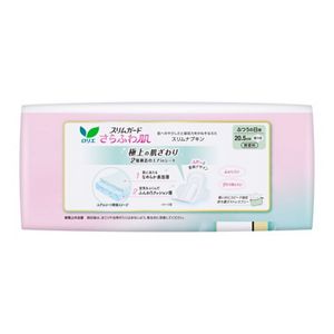 ロリエ　スリムガード　さらふわ肌　ふつうの日用２０．５ｃｍ　羽つき　２２個