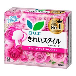 ロリエ　きれいスタイル　ロマンティックローズの香り　７２コ入