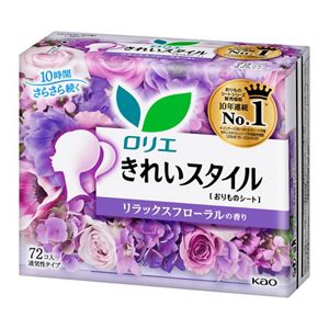 ロリエ　きれいスタイル　リラックスフローラルの香り　７２コ入