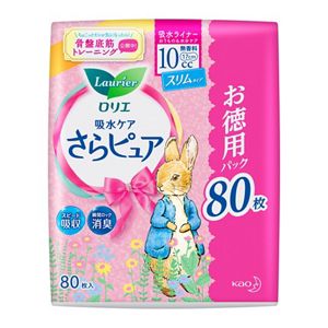 ロリエさらピュア吸水　１０ｃｃ無香料スーパージャンボ８０枚