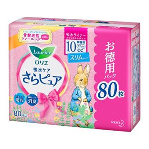 ロリエさらピュア吸水　１０ｃｃ無香料スーパージャンボ８０枚