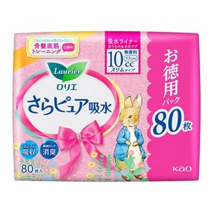 ロリエさらピュア吸水　１０ｃｃ無香料スーパージャンボ８０枚