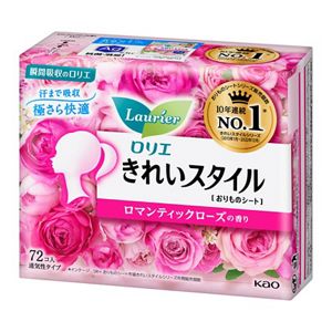 ロリエ きれいスタイル ロマンティックローズの香り ７２コ入 | 花王