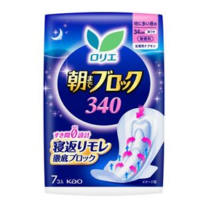 ロリエ　朝までブロック　３４０　７コ入