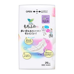 ロリエ　しあわせ素肌　もちふわｆｉｔ　ボリュームパック　特に多い昼用２５ｃｍ　羽つき　２６個