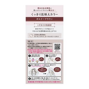 リーゼ　泡カラー　ボルドーブラウン