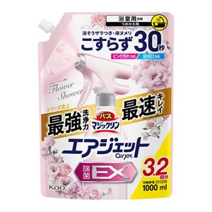 バスマジックリン　エアジェット　除菌ＥＸ　フラワーシャワーの香り　つめかえ用　１０００ｍｌ