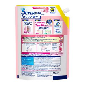 バスマジックリン　ＳＵＰＥＲ泡洗浄　アロマローズの香り　つめかえ用　１２００ｍｌ