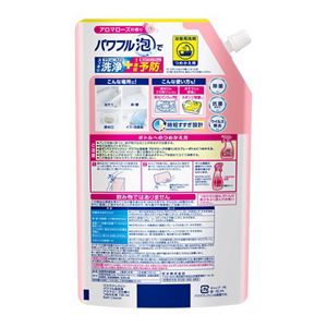 バスマジックリン　パワフル泡洗浄　アロマローズの香り　つめかえ用　７２０ｍｌ