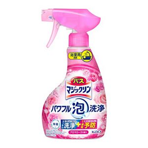 バスマジックリン　パワフル泡洗浄　アロマローズの香り　本体　３５０ｍｌ