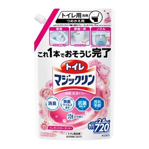 トイレマジックリン消臭・洗浄スプレー　エレガントローズの香り　つめかえ用　７２０ｍｌ