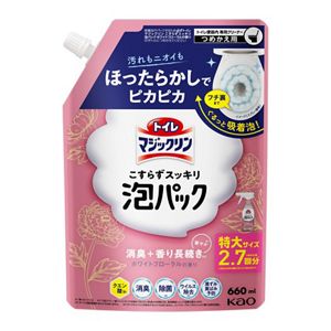 トイレマジックリン　こすらずスッキリ泡パック　ホワイトフローラルの香り　つめかえ用　６６０ｍｌ