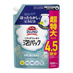 トイレマジックリン　こすらずスッキリ泡パック　サボン＆シトラスの香り　つめかえ用　１０８０ｍｌ
