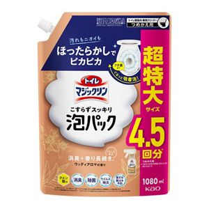 トイレマジックリン　こすらずスッキリ泡パック　ウッディアロマの香り　つめかえ用　１０８０ｍｌ