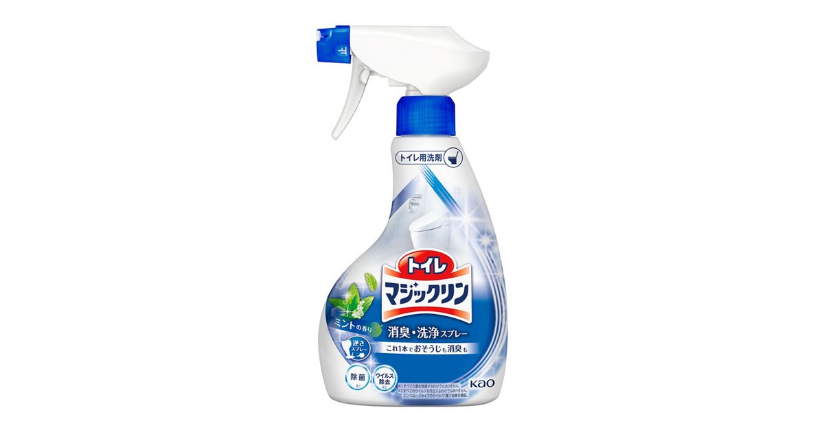 トイレマジックリン消臭・洗浄スプレー ミントの香り 本体 380ml 