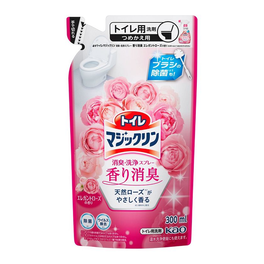トイレマジックリン消臭・洗浄スプレー 香り消臭 エレガントローズの 