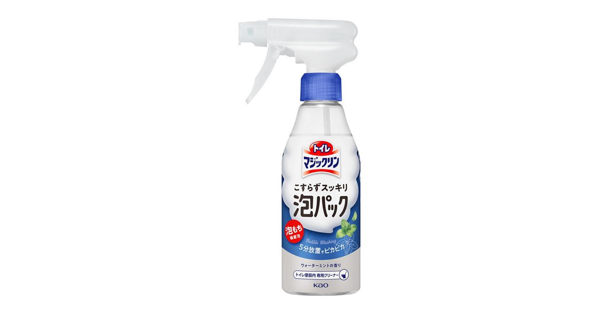トイレマジックリン こすらずスッキリ泡パック ウォーターミントの香り 