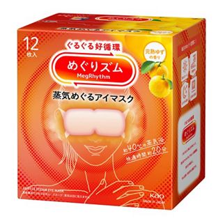 めぐりズム 蒸気めぐるアイマスク 完熟ゆずの香り 12枚入 | 花王公式通販 【My Kao Mall】