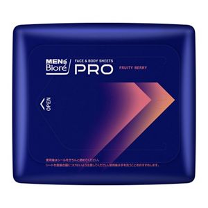 メンズビオレ　顔もふけるボディシートＰＲＯ　フルーティーベリーの香り
