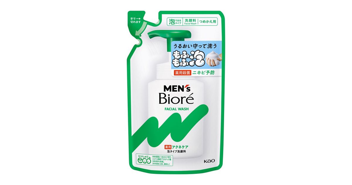 メンズビオレ 泡タイプ薬用アクネケア洗顔 つめかえ用 | 花王公式通販 