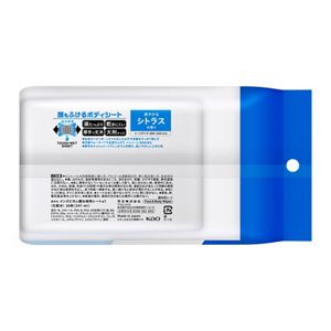 メンズビオレ　顔もふけるボディシート　爽やかなシトラスの香り