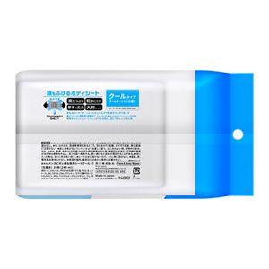 メンズビオレ　顔もふけるボディシート　クールタイプ