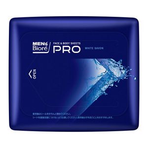 メンズビオレ　顔もふけるボディシートＰＲＯ　ホワイトサボンの香り