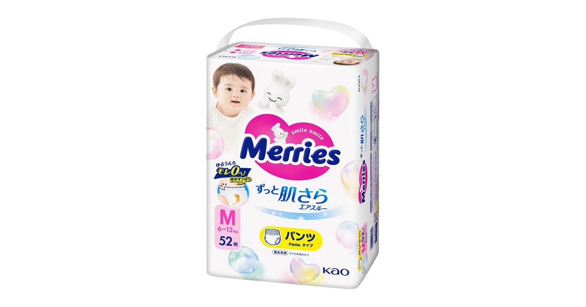 メリーズ エアスルー パンツ Mサイズ52枚入り | 花王公式通販 【My 