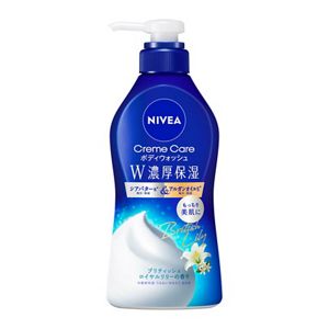 ニベア　クリームケアボディウォッシュ　Ｗ濃厚保湿　ブリティッシュロイヤルリリーの香り　ポンプ