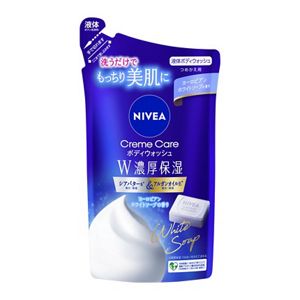 ニベア　クリームケアボディウォッシュ　Ｗ濃厚保湿　ヨーロピアンホワイトソープの香り　つめかえ用