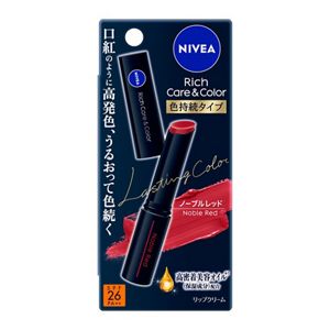 ニベア　リッチケア＆カラーリップ　色持続タイプ　ノーブルレッド
