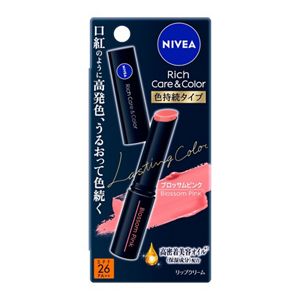 ニベア　リッチケア＆カラーリップ　色持続タイプ　ブロッサムピンク