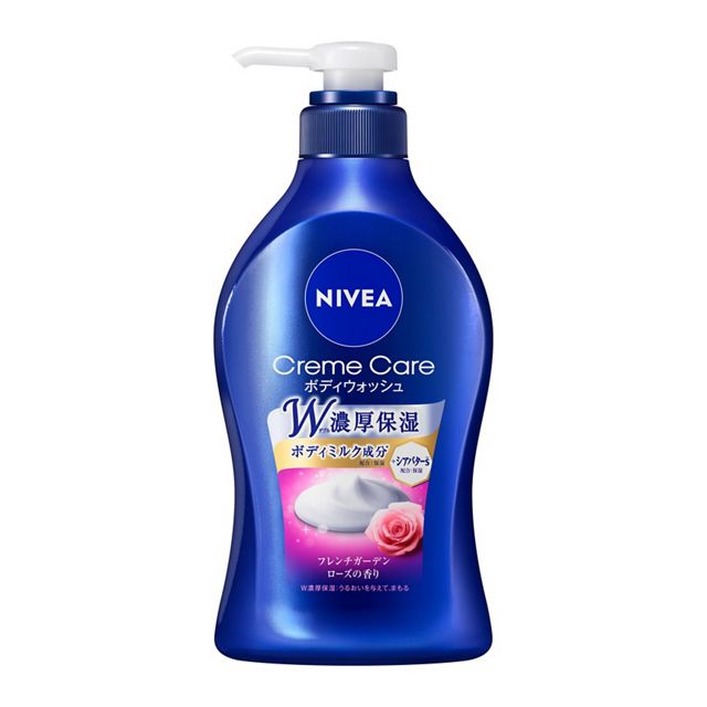 ニベア クリームケアボディウォッシュ W濃厚保湿 フレンチガーデンローズの香り ポンプ | 花王公式通販 【My Kao Mall】