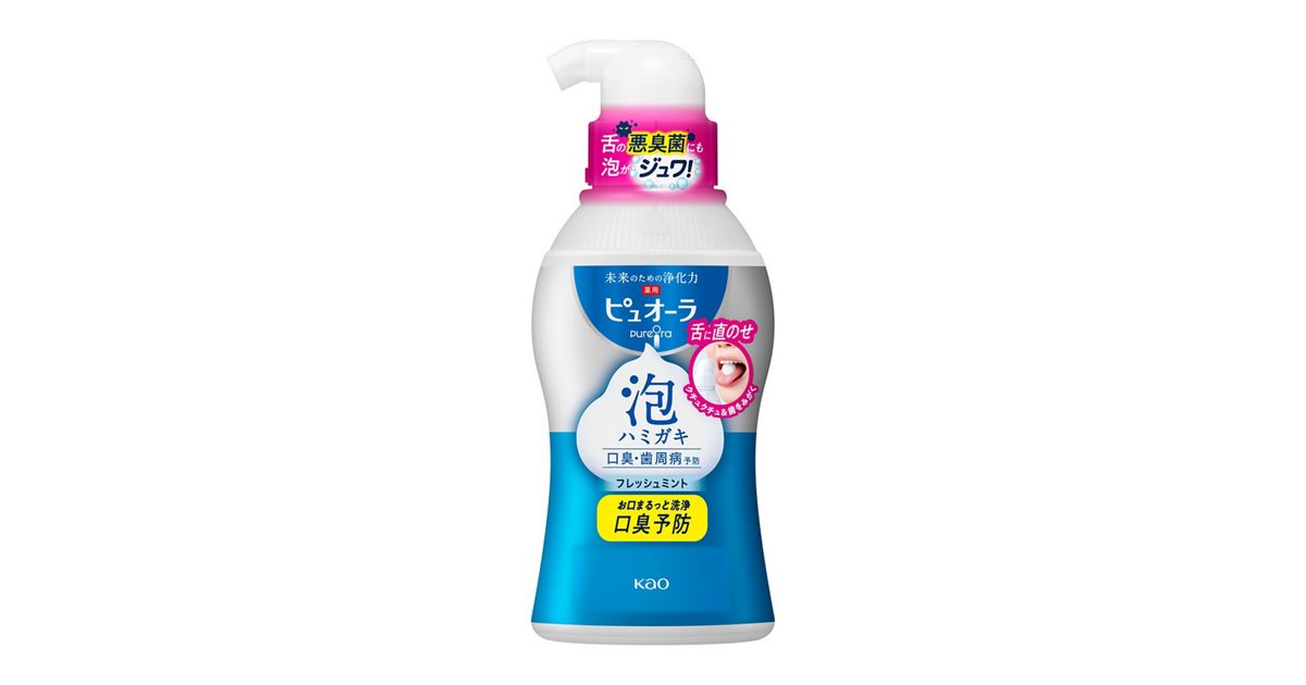 ピュオーラ 泡ハミガキ フレッシュミント 190ml | 花王公式通販 