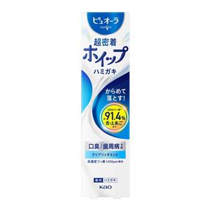 ピュオーラ　超密着ホイップハミガキ　クリアリッチミント　８５Ｇ