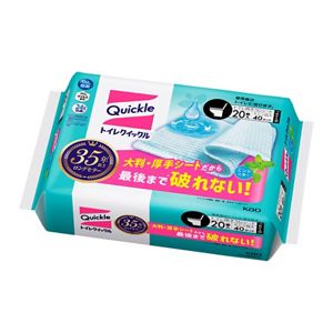 トイレクイックル　つめかえ用　ジャンボパック　２０枚入