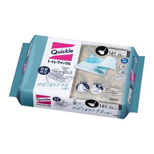 トイレクイックル　つめかえ用　サボン＆シトラスの香り　１６枚入