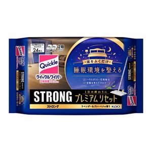 クイックルワイパー　立体吸着ウエットシート　ストロング　プレミアムリセット　２４枚入