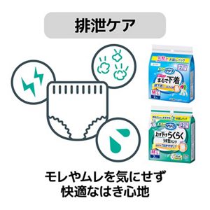 花王の介護関連アイテムを試せるセット_リリーフ　上げ下げらくらくうす型パンツ　２回分　Ｍ‐Ｌ２枚