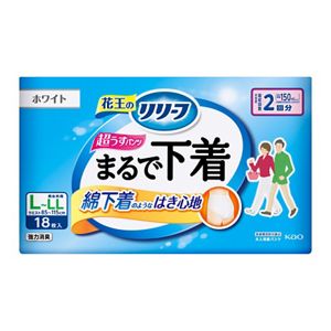 リリーフ　パンツタイプ　まるで下着 ２回分　Ｌ１０８枚【ケース販売】