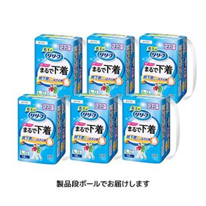 リリーフ　パンツタイプ　まるで下着 ２回分　Ｌ１０８枚【ケース販売】