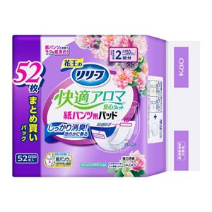 リリーフ　紙パンツ専用パッド快適アロマ安心フィット　１０４枚【ケース販売】